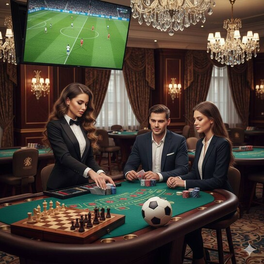 A sophisticated mobile gaming interface for social casino games.